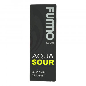 Жидкость Fummo Aqua Sour - Кислый гранат 30мл 20мг