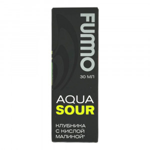 Жидкость Fummo Aqua Sour - Клубника с кислой малиной 30мл 20мг