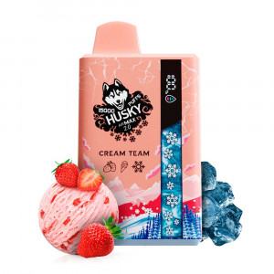 Электронная сигарета Husky Air Max 2.0 15000 strong - Cream Team (Клубничное мороженое)