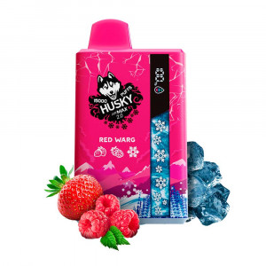 Электронная сигарета Husky Air Max 2.0 15000 strong - Red Warg (Ледяной клубнично-малиновый смузи)