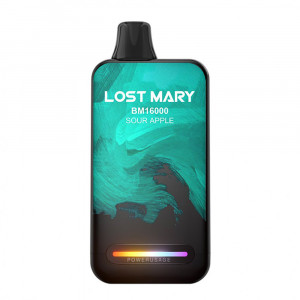 Электронная сигарета  LOST MARY BM 16000 - Sour Apple (Кислое яблоко)