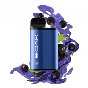 Электронная сигарета SOAK M 4000 - Blackcurrant Daiquiri (Дайкири Черная смородина)