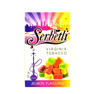 Табак для кальяна Serbetli АКЦИЗ - Jelibon (Мармеладные конфеты) 50г