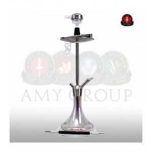 Кальян AMY Deluxe - SS09R Crystal (STICK STEEL)  (Полный комплект)