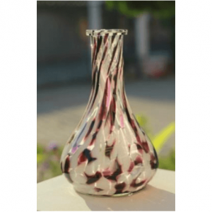 Колба для кальяна Капля - Бело-марганцевая 28см (NJN Hookah SP)