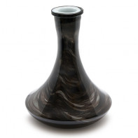 Колба для кальяна Craft - Prisma Black 27см (серые разводы)