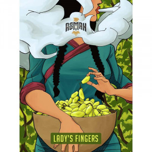 Табак для кальяна Asman - Lady`s Fingers (Белый виноград) 40г