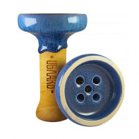 Чаша для кальяна Облако - Black Glaze Top Океан (Прямоток)