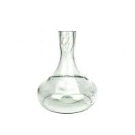 Колба для кальяна NJN hookah - RT Прозрачная с пузырями 26см