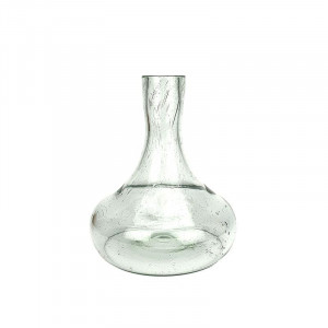 Колба для кальяна NJN hookah - RT Прозрачная с пузырями 26см