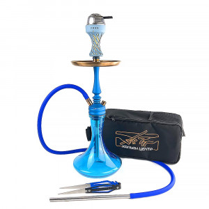 Кальян Hoob - Mars Mini Marine Blue / Gold #2 (Полный комплект)