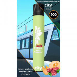 Электронная сигарета CITY 1000 Subway - Сидней (Дыня малина)