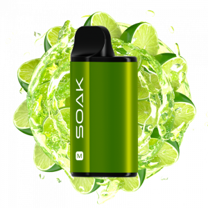 Электронная сигарета SOAK M 4000 - Lime Soda (Газировка с лаймом)