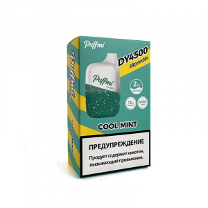 Электронная сигарета Puffmi DY 4500 - Cool Mint (Холодная мята)