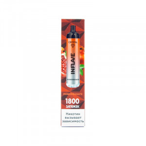 Электронная сигарета INFLAVE CRYSTAL 1800 - Гранат