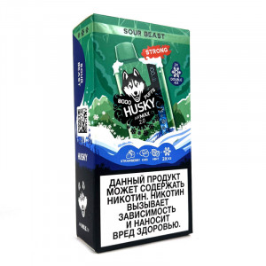 Электронная сигарета Husky Air Max 8000 - Sour Beast (Клубника киви)