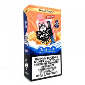 Электронная сигарета Husky Air Max 8000 - Miami Snow (Личи банан ананас)