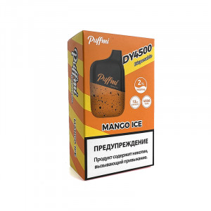Электронная сигарета Puffmi DY 4500 - Mango Ice (Ледяной манго)