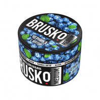 Смесь для кальяна BRUSKO MEDIUM - Черника с мятой 50г