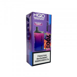 Электронная сигарета HQD TITAN 7000 - Малина арбуз