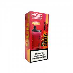 Электронная сигарета HQD TITAN 7000 - Клубника Арбуз