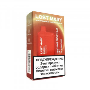 Электронная сигарета LOST MARY 5000 - Красное яблоко лёд