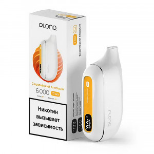 Электронная сигарета PLONQ MAX 6000 - Сицилийский апельсин