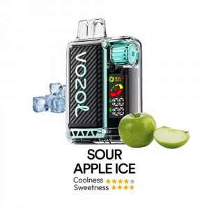 Электронная сигарета VOZOL VISTA 20000 HARD - Кислое яблоко со льдом
