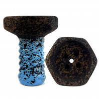 Чаша для кальяна Telamon Evil Screw Clay Голубой Прямоток