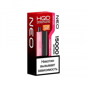 Электронная сигарета HQD NEO 15000 -  Клубника Арбуз (Strawberry watermelon)
