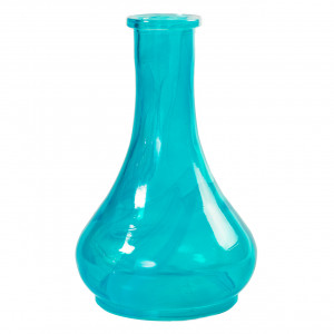 Колба для кальяна Drops - Лазурный со швом (косяк с покраской)