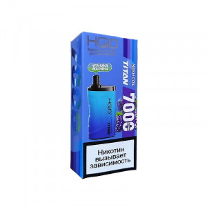 Электронная сигарета HQD TITAN 7000 - Черника малина