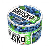 Смесь для кальяна BRUSKO ZERO - Черника с мятой 50г