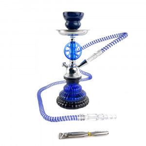 Кальян Seven Star - A-113 (114) Синий 26cм (Полный комплект)
