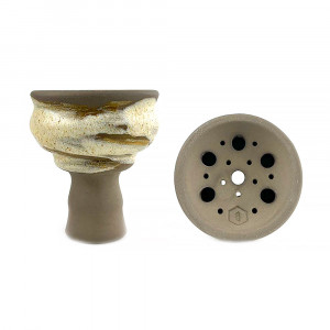 Чаша для кальяна Kolos - Glaze Celeste color 165 (Прямоток)