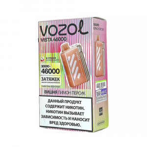 Электронная сигарета VOZOL VISTA 46000 - Вишня Лимон Персик