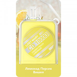 Картридж Lost Mary CD10000 POD - Cherry Peach Lemonade (Лимоад Вишня Персик)