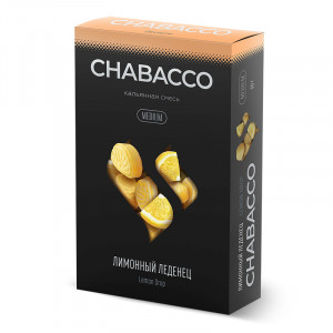 Смесь для кальяна Chabacco Mix MEDIUM - Lemon Drop (Лимонный леденец) 50г