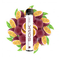 Электронная сигарета SOAK X ZERO 2200 - Passion Bubble (Маракуйя)