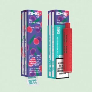 Электронная сигарета ASHKA PEAK 1500Т - Хвоя лесные ягоды