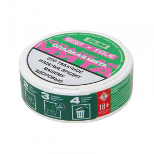 Табак жевательный «BRUSKO X FAVE», SLIM, Сладкая мята, 10г