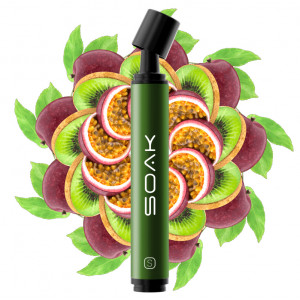 Электронная сигарета SOAK Pods S 2500 - Kiwi Passion Fruit (Киви маракуйя)