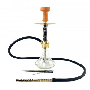 Кальян Seven Star - SM-128 Gray 42см (Светящаяся колба) (без калауда) (Полный комплект)