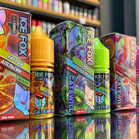 Жидкость ICE FOX & ICEBERG Premium Strong - Кислый виноградный чупа-чупс 30мл 20мг