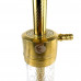 Кальян Seven Star - E-100B-SS GOLD LIGHT GLASS (Светящаяся колба) 67см (Полный комплект)