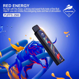 Электронная сигарета Tugboat XXL Disposable 2500 - Red Energy (Энергетик)