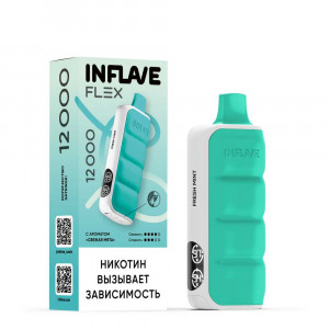 Электронная сигарета INFLAVE FLEX 12000 - Свежая мята