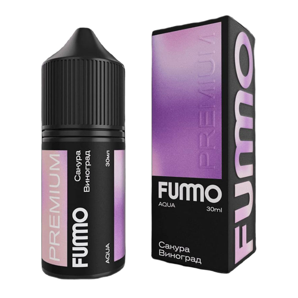 Жидкость Fummo Aqua - Сакура Виноград 30мл 20мг