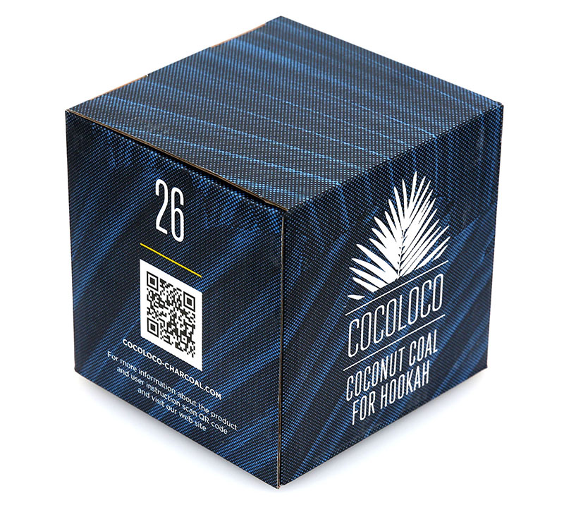 Кокосовый уголь для кальяна — Cocoloco 64 шт 26мм