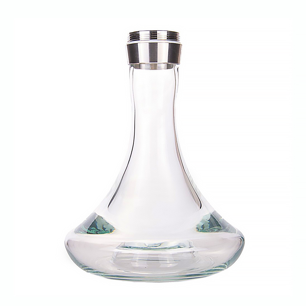 Колба для кальяна Hoob - Prima Pro 28см (Прозрачный, Нержавеющая сталь) (Резьба)